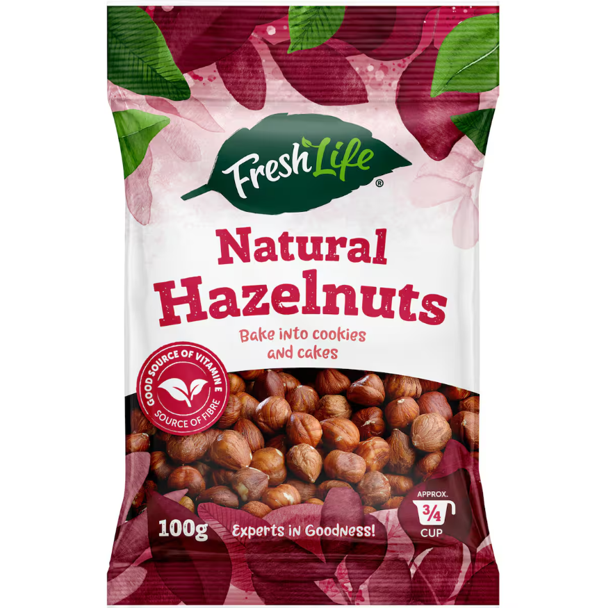 Fresh Life Natural Hazelnuts 100g