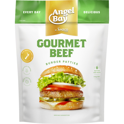 Angel Bay  Gourmet Burger Patties 6pk 720g