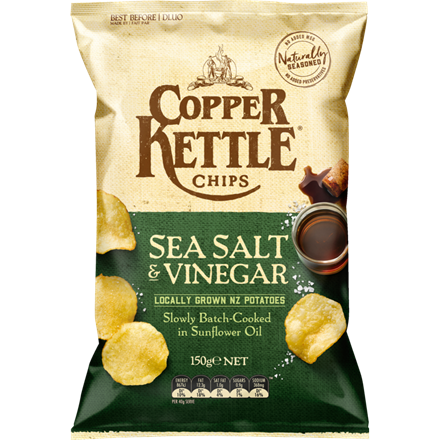 Copper Kettle Sea Salt & Vinegar 150g