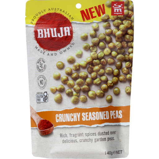 Majans Bhuja Crunchy Seasoned Peas 140g