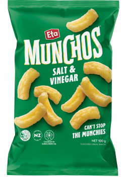 Eta Munchos Salt Vinegar Wheat Snacks 100g