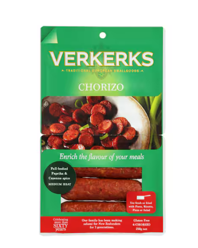 Verkerks Culinary Chorizo Sticks 250g