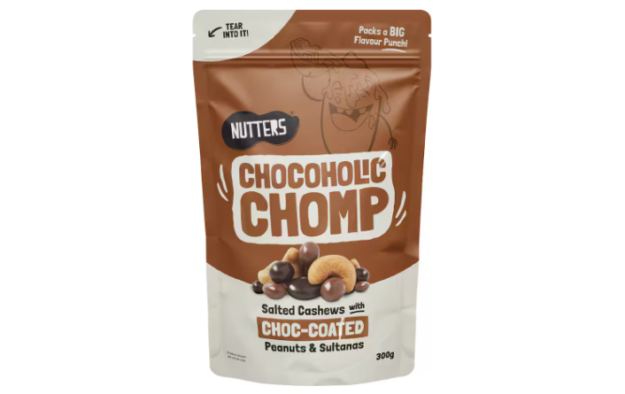 Nutters Chocoholic Chomp Salted Cashews Peanuts & Sultanas 300g