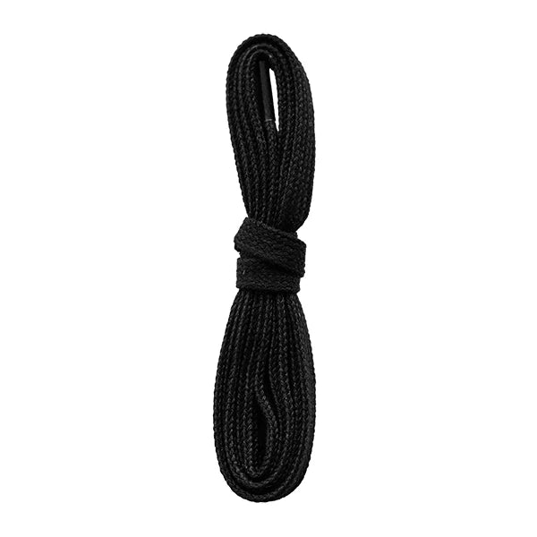 Tedds Laces Corded Plain Black 100cm