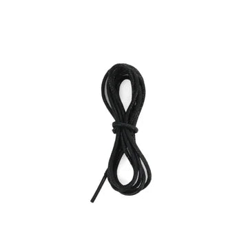 Tedds Laces Thin Waxed Black 75cm