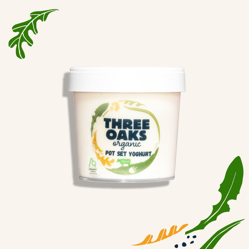 Three Oaks Organic Pot Set Yoghurt 850g