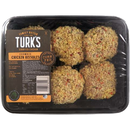 Turks Crumbed Chicken Rissoles 500g