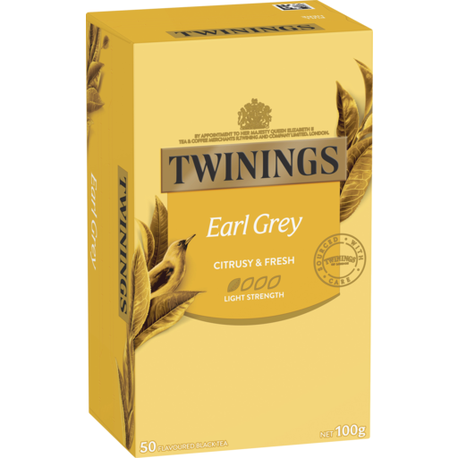 Twinings Earl Grey Tea Bags 50pk 100g