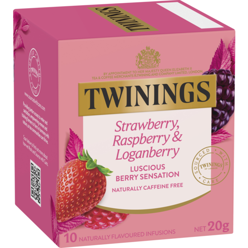 Twinings Raspberry-Strawberry-Loganberry Tea Bags 10pk 20g