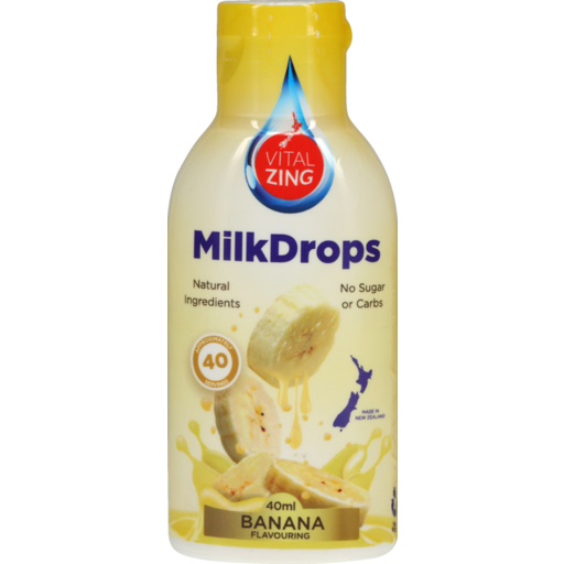 Vitalzing Milk Drops Banana 40ml