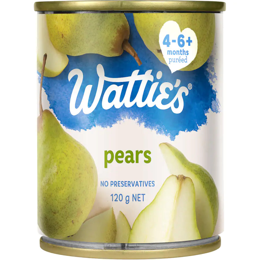 Watties Pears Baby Food Tin 120g