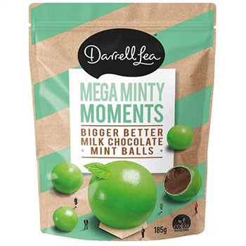 Darrell Lea Mega Minty Moments Chocolate Balls 168g