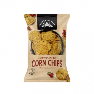 Summer Harvest Corn Chips GF Tomato Salsa 200g