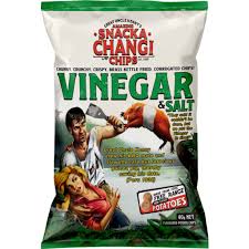 Snacka Changi Vinegar & Salt Potato Chips 40g