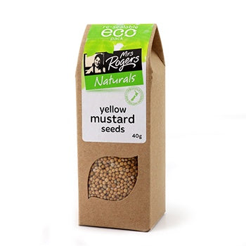 Mrs Rogers Mustard Seeds Yellow 40g