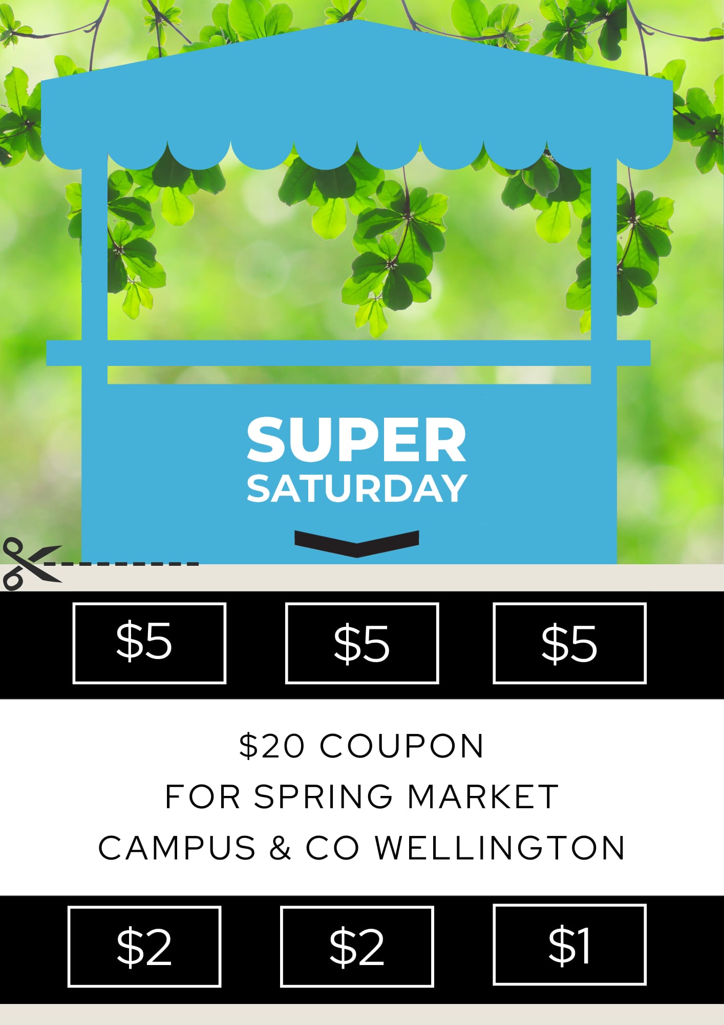 Super Saturday Pre-sell - $20.00