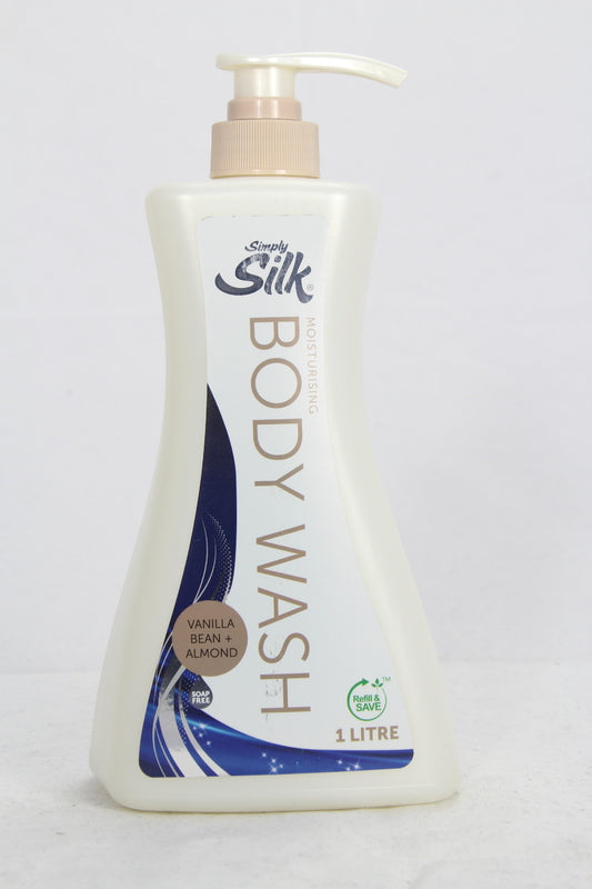 Simply Silk Milk & Honey Body Wash Pampering 1L