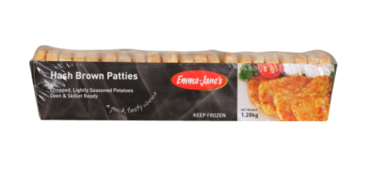 Emma Janes Hashbrown Patties 20pk 1.28kg