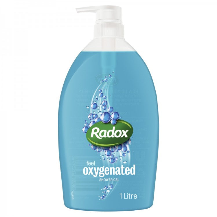 Radox Shower Gel Feel Oxygenated Pump 1L