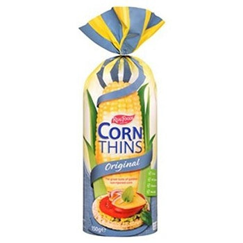 Real Foods Corn Thins Original Crispbread 150g