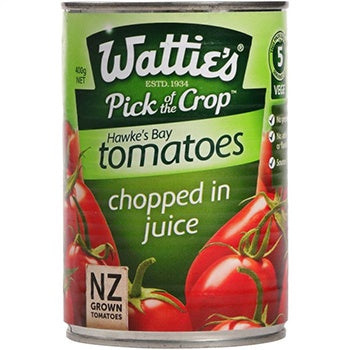 Watties Chopped In Juice Tomatoes 400g