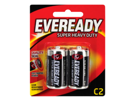 Eveready Super Heavy Duty C 2pk