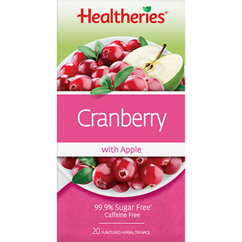 Healtheries Cranberry with Apple Tea 20pk