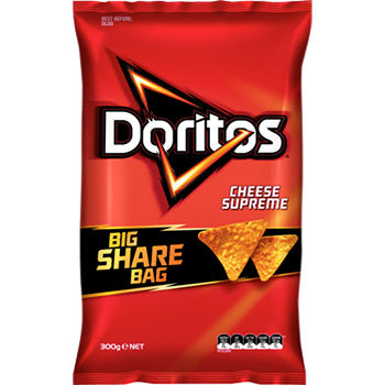 Doritos Corn Chips Cheese Supreme 300g