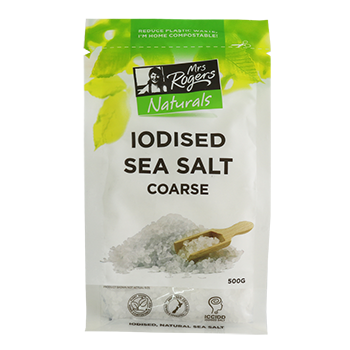 Mrs Rogers Iodised Sea Salt - Coarse 500g