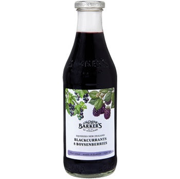 Barkers Blackcurrant & Boysenberry Fruit Syrup 710ml