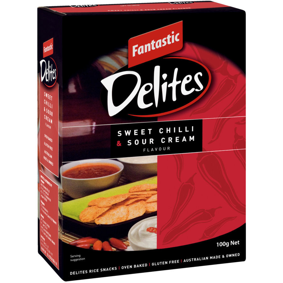 Fantastic Delites Sweet Chilli & Sour Cream 100g