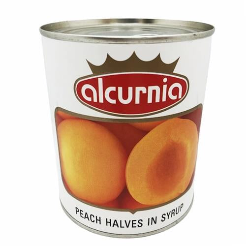 Alcurnia Peach Halves in Syrup 850g