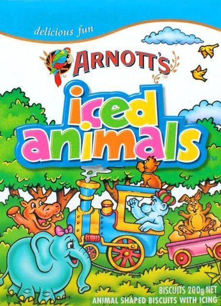 Arnotts Iced Animals Biscuits 200g