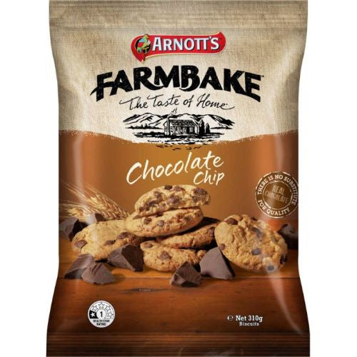 Arnotts Farmbake Chocolate Chip Cookies 310g