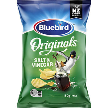 Bluebird Original Cut Salt & Vinegar 150g