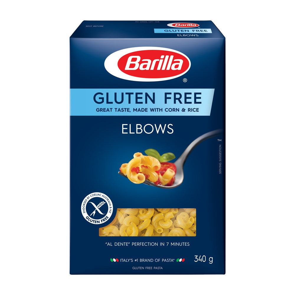 xx Barilla Gluten Free Elbows Pasta 340g