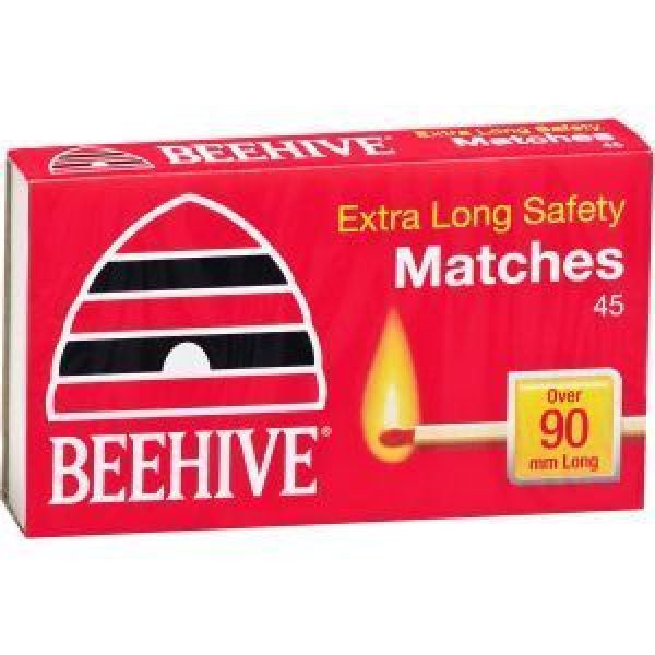 Beehive Extra Long Twin Safety Matches 2pk