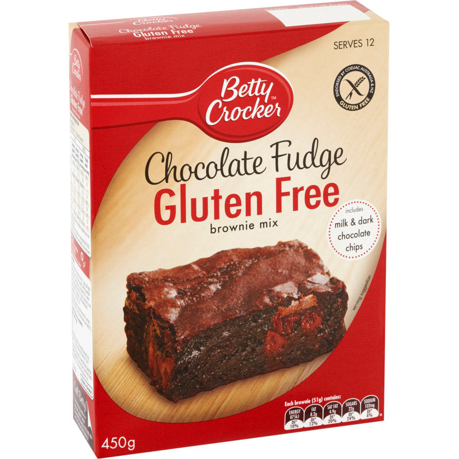 Betty Crocker Gluten Free Chocolate Fudge Brownie Mix 450g