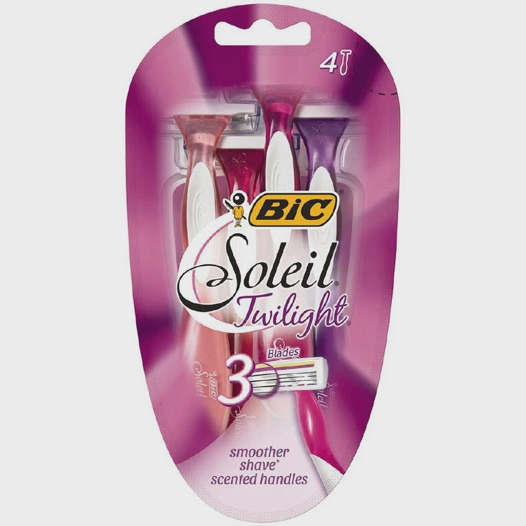 BIC Soleil Twilight Shavers 3 Blade 4pk