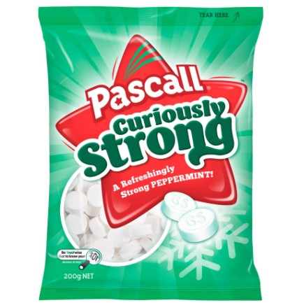 Pascall Curiously Strong Mints 150g