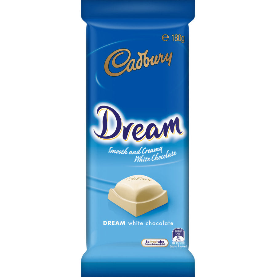 Cadbury Dream White Chocolate Block 180g