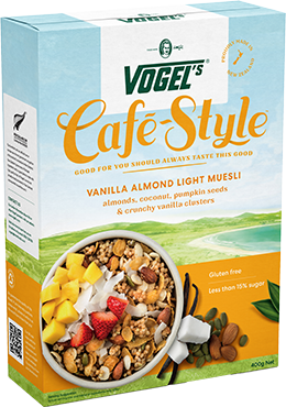 xx Vogels Cafe-Style Light Vanilla Almond 400g