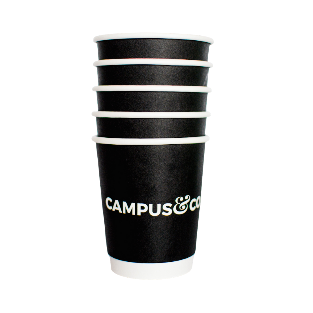 C&C Disposable Coffee Cup 8oz Dbl Wall Quote 25pk