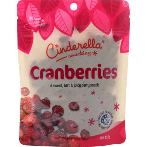 Cinderella Dried Cranberries 150g