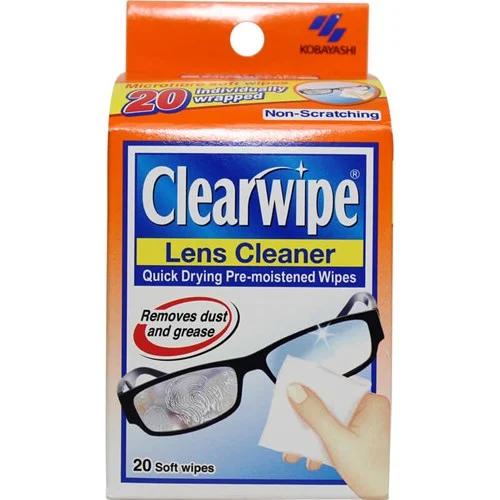 Clearwipe Glasses Lens Cleaner 20 Wipes