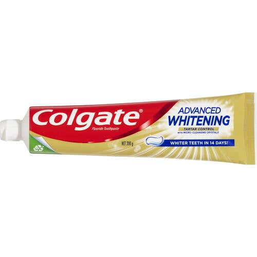 Colgate Advanced Whitening Tartar Control Toothpaste 200g