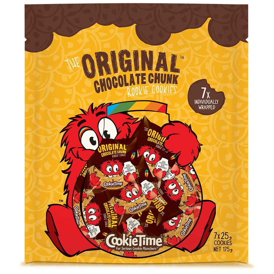 Cookie Time Original Chocolate Chunk Rookie Cookies 7pk 175g