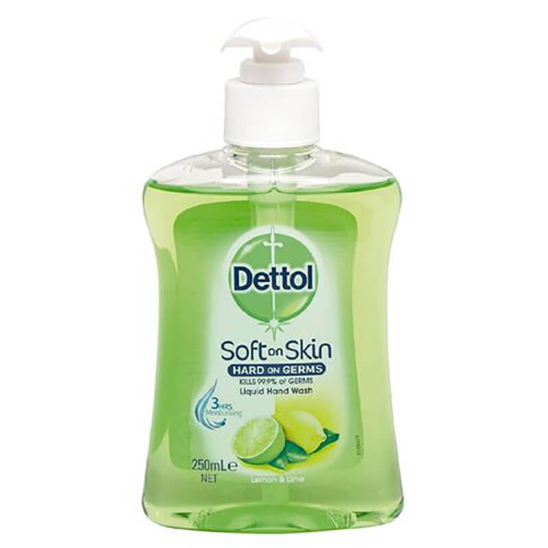 Dettol Liquid Hand Wash Lemon & Lime Pump 250ml