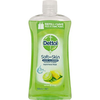 Dettol Liquid Hand Wash Lemon & Lime Refill 950ml