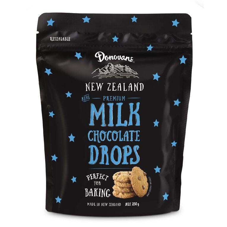 Donovans Chocolate Drops Milk 250g